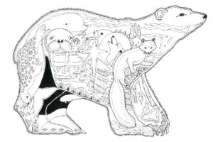 State Alaska coloring pages