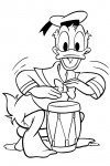 Donald drumming