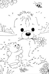 Create this cute coloring page