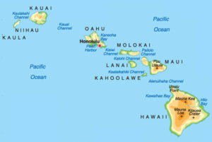 Hawaiian map