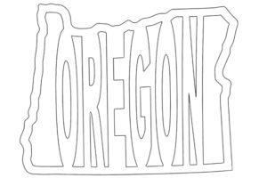 Oregon coloring sheet